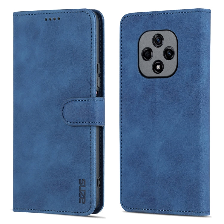 For Huawei Nova 9Z/Enjoy 50 Plus AZNS Skin Feel Calf Texture Flip Leather Phone Case(Blue) - Huawei Cases by AZNS | Online Shopping UK | buy2fix