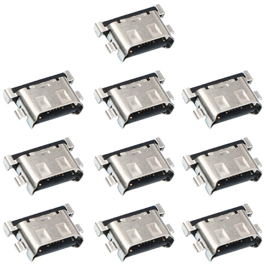 For Samsung Galaxy A21s 10pcs Charging Port Connector - Tail Connector by buy2fix | Online Shopping UK | buy2fix