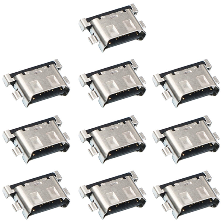 For Samsung Galaxy M21 10pcs Charging Port Connector - Tail Connector by buy2fix | Online Shopping UK | buy2fix