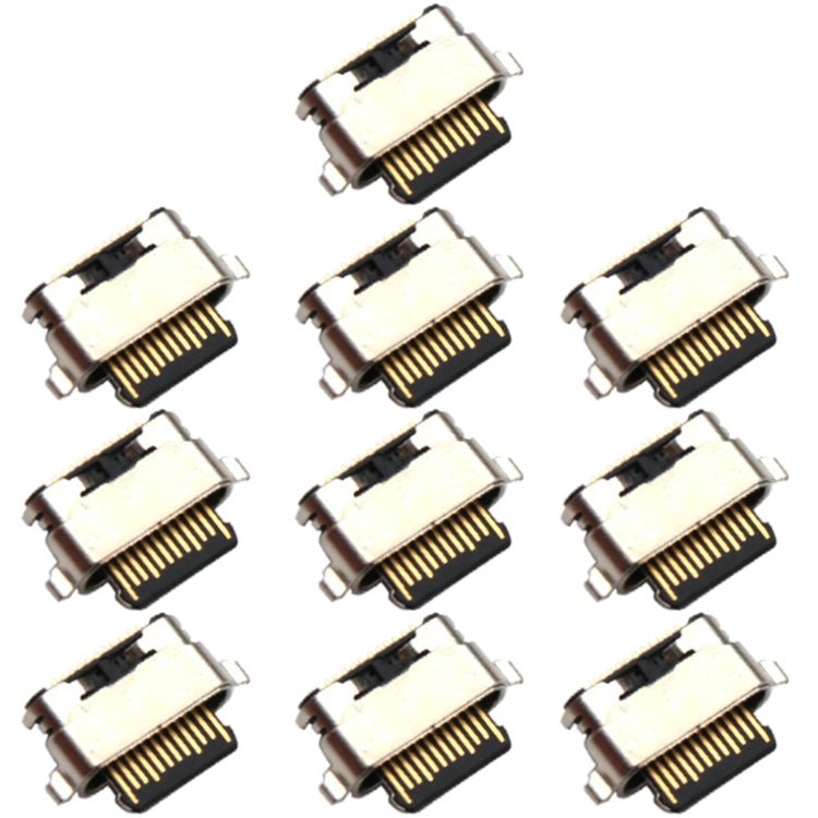 For Samsung Galaxy A03s 10pcs Charging Port Connector - Tail Connector by buy2fix | Online Shopping UK | buy2fix