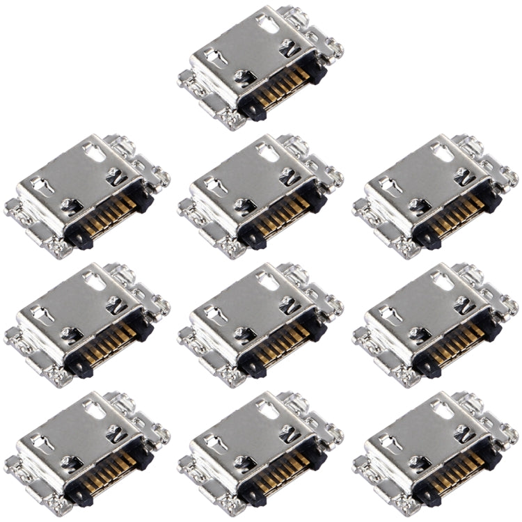 For Samsung Galaxy A02 10pcs Charging Port Connector - Tail Connector by buy2fix | Online Shopping UK | buy2fix