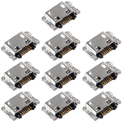 For Samsung Galaxy J8 2018 10pcs Charging Port Connector - Tail Connector by buy2fix | Online Shopping UK | buy2fix