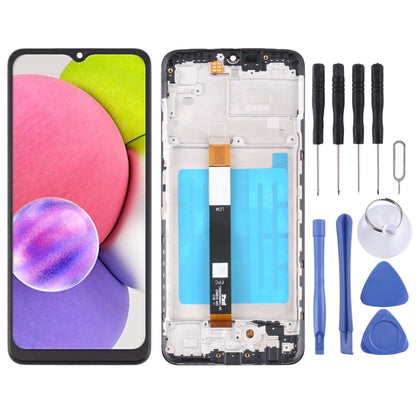 OEM LCD Screen For Samsung Galaxy A03s SM-A037U US Edition Digitizer Full Assembly with Frame - LCD Screen by buy2fix | Online Shopping UK | buy2fix
