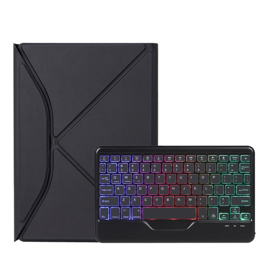 Z102BS Pen Slot Backlight Bluetooth Keyboard Leather Tablet Case For iPad 10.2 2021/2020/2019(Black) by buy2fix