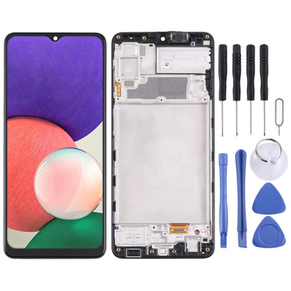 Original Super AMOLED LCD Screen For Samsung Galaxy A22 4G SM-A225F Digitizer Full Assembly with Frame - LCD Screen by buy2fix | Online Shopping UK | buy2fix