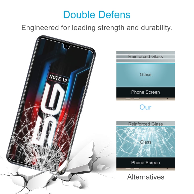 50 PCS 0.26mm 9H 2.5D Tempered Glass Film For Infinix Note 12 5G - Infinix Tempered Glass by buy2fix | Online Shopping UK | buy2fix