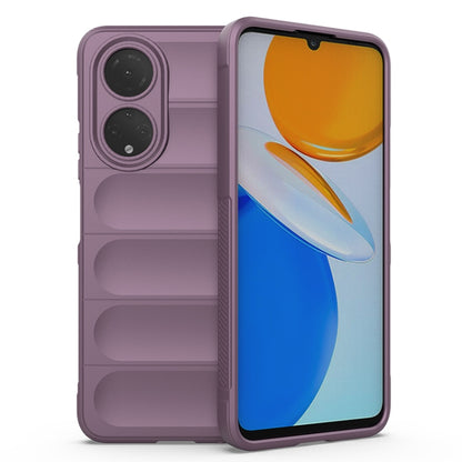 For Honor X7/Play 30 Plus Magic Shield TPU + Flannel Phone Case(Purple) - Honor Cases by buy2fix | Online Shopping UK | buy2fix