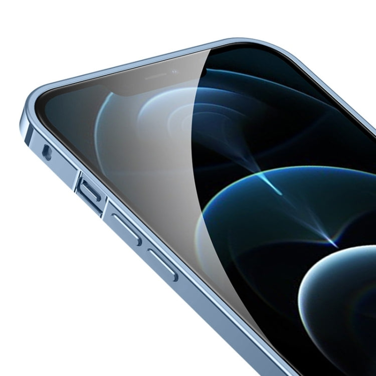 For iPhone 14 Pro Max Metal Frame HD Transparent Phone Case (Gold) - iPhone 14 Pro Max Cases by buy2fix | Online Shopping UK | buy2fix