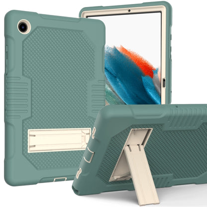 For Samsung Galaxy Tab A8 10.5 2021 X200 Contrast Color Robot Shockproof Silicone + PC Tablet Case(Emerald Green) - Other Galaxy Tab PC by buy2fix | Online Shopping UK | buy2fix