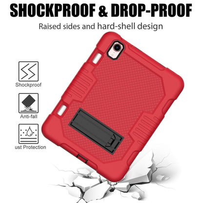 For iPad mini 2024 /mini 6 Contrast Color Robot Shockproof Silicone + PC Tablet Case(Red Black) - iPad mini 6 Cases by buy2fix | Online Shopping UK | buy2fix