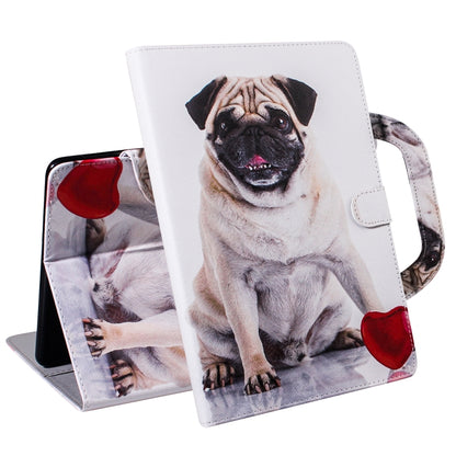 For iPad 11 (2020) 3D Colored Drawing Horizontal Flip Leather Tablet Case with Holder & Card Slot & Wallet & Handle(Pug) - iPad Pro 11 (2020) Cases by buy2fix | Online Shopping UK | buy2fix