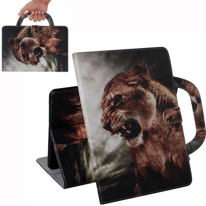 For iPad 11 (2020) 3D Colored Drawing Horizontal Flip Leather Tablet Case with Holder & Card Slot & Wallet & Handle(Lion) - iPad Pro 11 (2020) Cases by buy2fix | Online Shopping UK | buy2fix