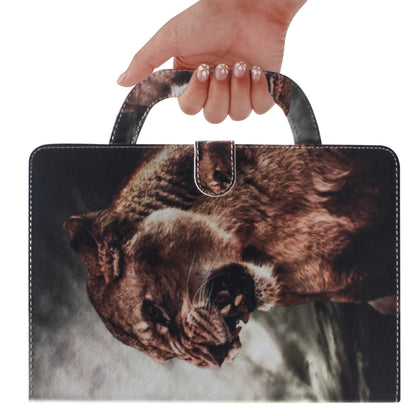 For iPad 11 (2020) 3D Colored Drawing Horizontal Flip Leather Tablet Case with Holder & Card Slot & Wallet & Handle(Lion) - iPad Pro 11 (2020) Cases by buy2fix | Online Shopping UK | buy2fix