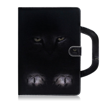 For iPad 11 (2020) 3D Colored Drawing Horizontal Flip Leather Tablet Case with Holder & Card Slot & Wallet & Handle(Mysterious Cat) - iPad Pro 11 (2020) Cases by buy2fix | Online Shopping UK | buy2fix