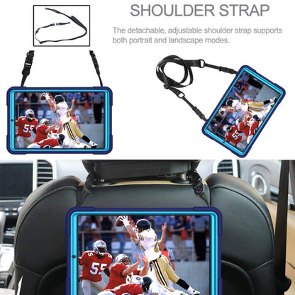 For Samsung Galaxy Tab A 8.4 T307 Contrast Color Robot Silicone + PC Tablet Case(Navy Blue) - Tab A 8.4 (2020) by buy2fix | Online Shopping UK | buy2fix