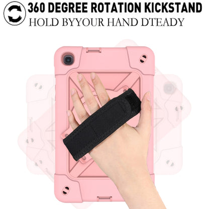 For Samsung Galaxy Tab A 8.4 T307 Contrast Color Robot Silicone + PC Tablet Case(Rose Gold) - Tab A 8.4 (2020) by buy2fix | Online Shopping UK | buy2fix