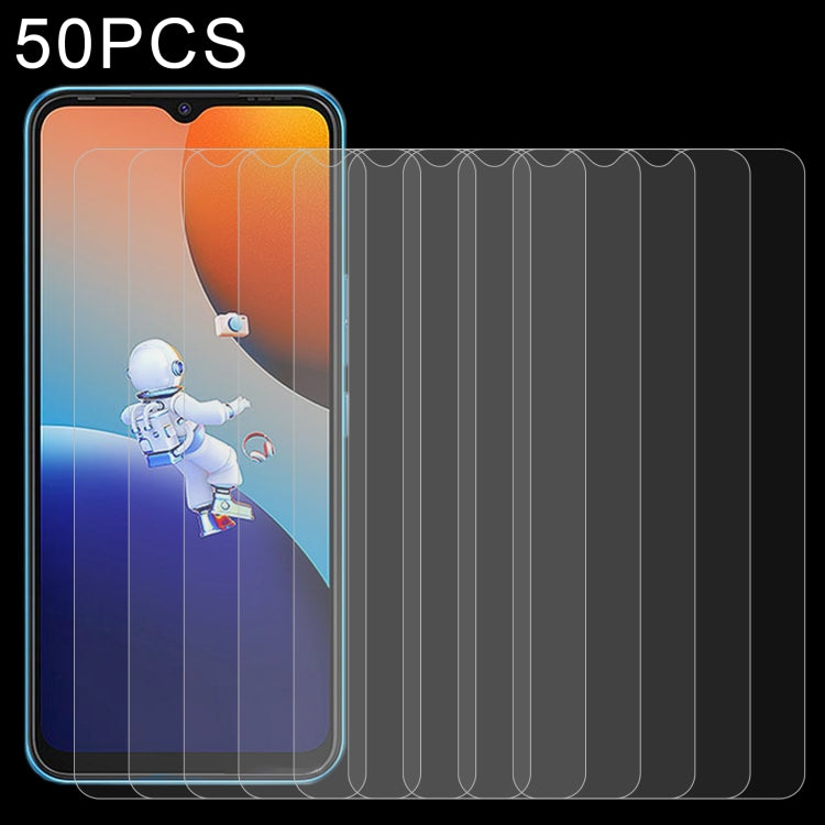 50 PCS 0.26mm 9H 2.5D Tempered Glass Film For Tecno Spark 9 - Tecno Tempered Glass by buy2fix | Online Shopping UK | buy2fix