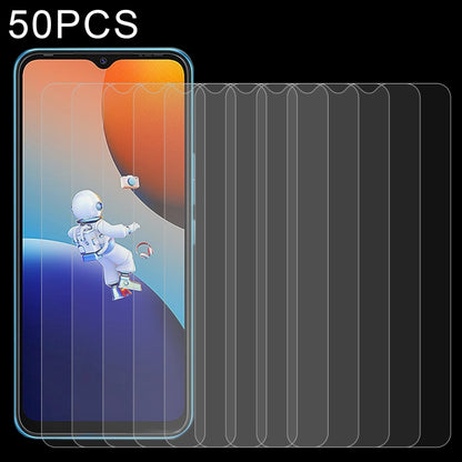 50 PCS 0.26mm 9H 2.5D Tempered Glass Film For Tecno Spark 9 - Tecno Tempered Glass by buy2fix | Online Shopping UK | buy2fix