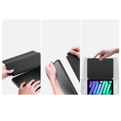 For iPad mini (2021)/mini 6 / mini 7 DUX DUCIS Magi Series Shockproof Tablet Case(Black) by DUX DUCIS