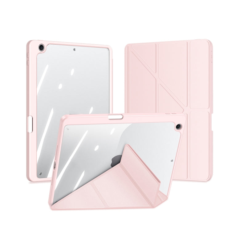 For iPad 10.2 2019/2020/2021 DUX DUCIS Magi Series Shockproof Tablet Case(Pink) - iPad 10.2 Cases by DUX DUCIS | Online Shopping UK | buy2fix