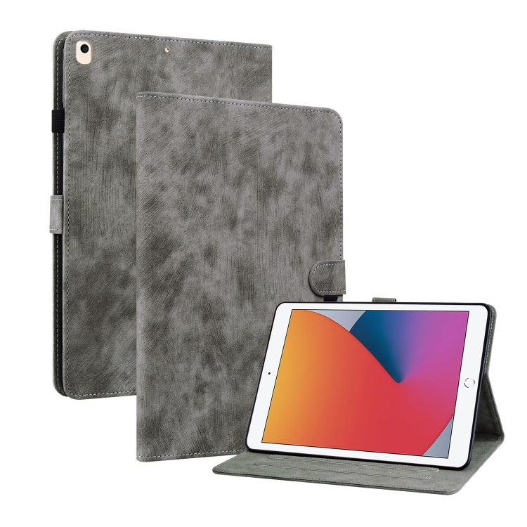 Tiger Pattern PU Tablet Case With Sleep / Wake-up Function For iPad 9.7 2017/2018/2019/2020(Grey) - iPad 9.7 (2018) & (2017) Cases by buy2fix | Online Shopping UK | buy2fix