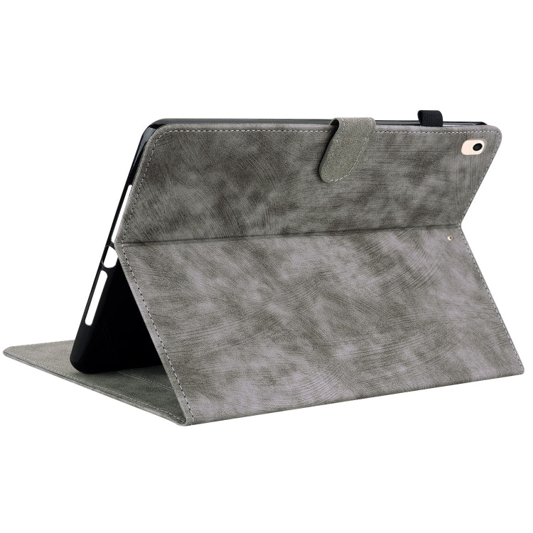 Tiger Pattern PU Tablet Case With Sleep / Wake-up Function For iPad 9.7 2017/2018/2019/2020(Grey) - iPad 9.7 (2018) & (2017) Cases by buy2fix | Online Shopping UK | buy2fix
