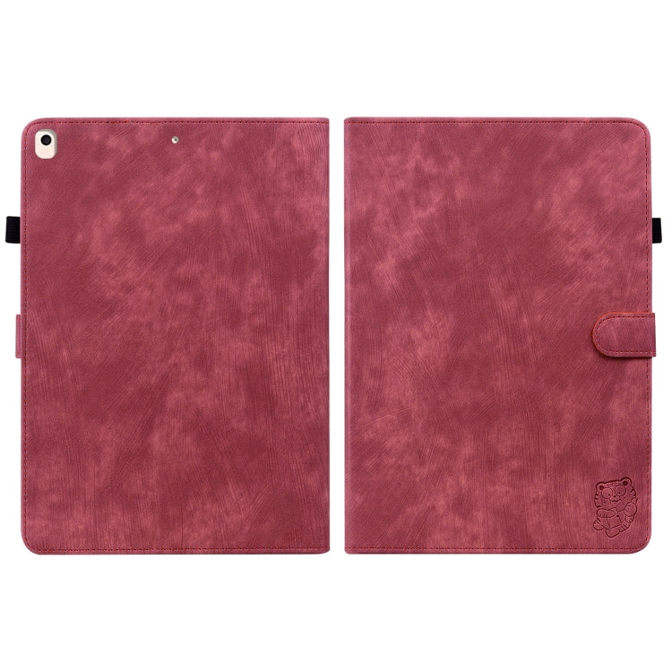 Tiger Pattern PU Tablet Case With Sleep / Wake-up Function For iPad 9.7 2017/2018/2019/2020(Red) - iPad 9.7 (2018) & (2017) Cases by buy2fix | Online Shopping UK | buy2fix
