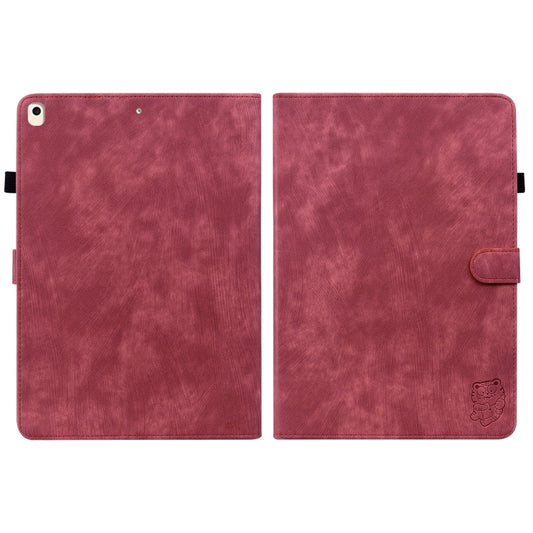 Tiger Pattern PU Tablet Case With Sleep / Wake-up Function For iPad 9.7 2017/2018/2019/2020(Red) - iPad 9.7 (2018) & (2017) Cases by buy2fix | Online Shopping UK | buy2fix