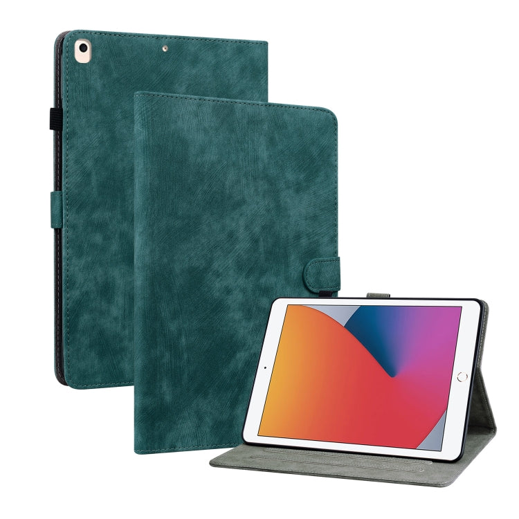 Tiger Pattern PU Tablet Case With Sleep / Wake-up Function For iPad 9.7 2017/2018/2019/2020(Dark Green) - iPad 9.7 (2018) & (2017) Cases by buy2fix | Online Shopping UK | buy2fix