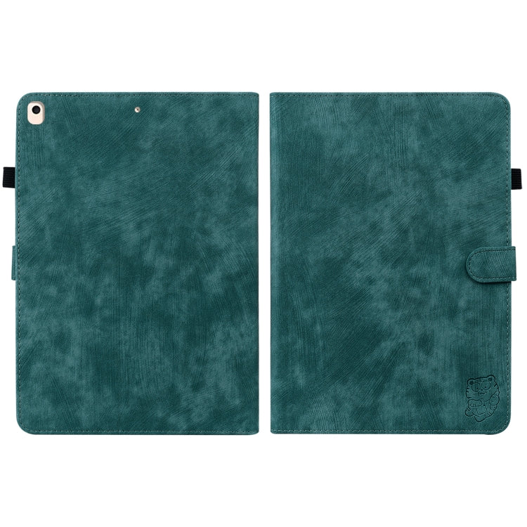 Tiger Pattern PU Tablet Case With Sleep / Wake-up Function For iPad 9.7 2017/2018/2019/2020(Dark Green) - iPad 9.7 (2018) & (2017) Cases by buy2fix | Online Shopping UK | buy2fix