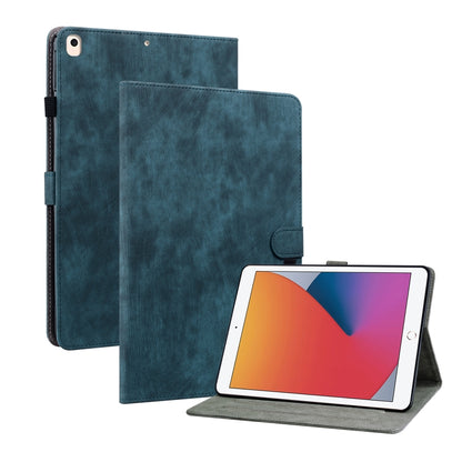 Tiger Pattern PU Tablet Case With Sleep / Wake-up Function For iPad 9.7 2017/2018/2019/2020(Dark Blue) - iPad 9.7 (2018) & (2017) Cases by buy2fix | Online Shopping UK | buy2fix