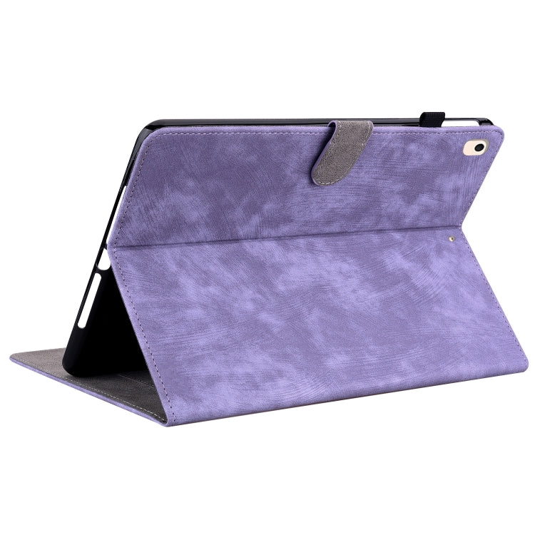 Tiger Pattern PU Tablet Case With Sleep / Wake-up Function For iPad 10.2 2019/Air 2019 10.5/10.2 2020/2021(Purple) - iPad 10.2 Cases by buy2fix | Online Shopping UK | buy2fix