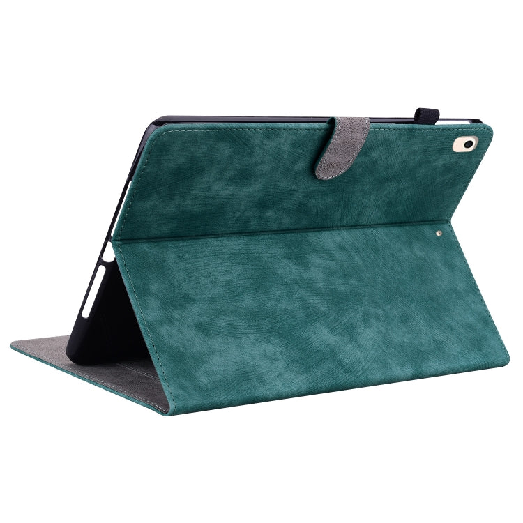 Tiger Pattern PU Tablet Case With Sleep / Wake-up Function For iPad 10.2 2019/Air 2019 10.5/10.2 2020/2021(Dark Green) - iPad 10.2 Cases by buy2fix | Online Shopping UK | buy2fix