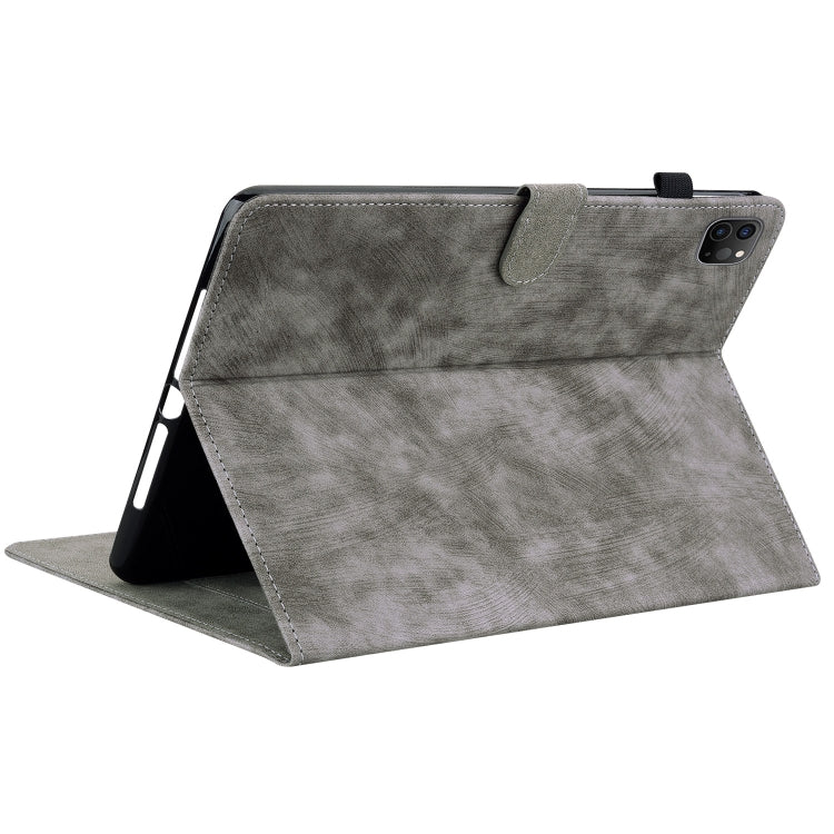 Tiger Pattern PU Tablet Case With Sleep / Wake-up Function For iPad Pro 11 2022 / 2021 / 2020 / 2018 / Air 2020 10.9(Grey) - iPad Pro 11 (2022/2021) Cases by buy2fix | Online Shopping UK | buy2fix