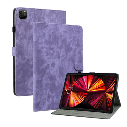 Tiger Pattern PU Tablet Case With Sleep / Wake-up Function For iPad Pro 11 2022 / 2021 / 2020 / 2018 / Air 2020 10.9(Purple) - iPad Pro 11 (2022/2021) Cases by buy2fix | Online Shopping UK | buy2fix