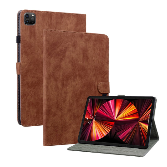 Tiger Pattern PU Tablet Case With Sleep / Wake-up Function For iPad Pro 11 2022 / 2021 / 2020 / 2018 / Air 2020 10.9(Brown) - iPad Pro 11 (2022/2021) Cases by buy2fix | Online Shopping UK | buy2fix