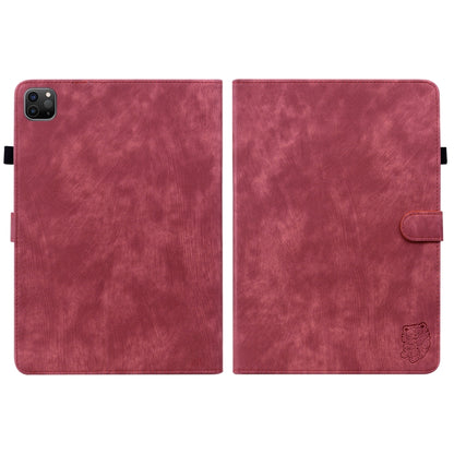 Tiger Pattern PU Tablet Case With Sleep / Wake-up Function For iPad Pro 11 2022 / 2021 / 2020 / 2018 / Air 2020 10.9(Red) - iPad Pro 11 (2022/2021) Cases by buy2fix | Online Shopping UK | buy2fix