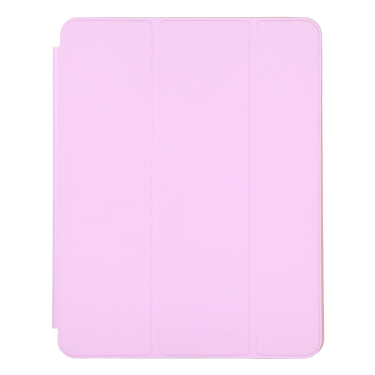 For iPad Pro 12.9 inch (2020/2021) 3-fold Horizontal Flip Smart Leather Tablet Case with Sleep / Wake-up Function & Holder(Pink) - iPad Pro 12.9 (2022/2021) Cases by buy2fix | Online Shopping UK | buy2fix