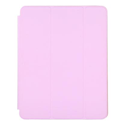 For iPad Pro 12.9 inch (2020/2021) 3-fold Horizontal Flip Smart Leather Tablet Case with Sleep / Wake-up Function & Holder(Pink) - iPad Pro 12.9 (2022/2021) Cases by buy2fix | Online Shopping UK | buy2fix