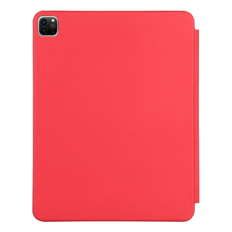 For iPad Pro 12.9 inch (2020/2021) 3-fold Horizontal Flip Smart Leather Tablet Case with Sleep / Wake-up Function & Holder(Red) - iPad Pro 12.9 (2022/2021) Cases by buy2fix | Online Shopping UK | buy2fix