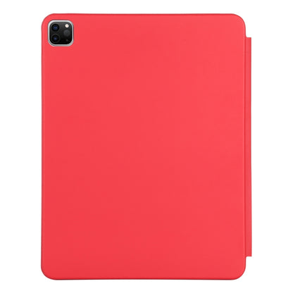 For iPad Pro 12.9 inch (2020/2021) 3-fold Horizontal Flip Smart Leather Tablet Case with Sleep / Wake-up Function & Holder(Red) - iPad Pro 12.9 (2022/2021) Cases by buy2fix | Online Shopping UK | buy2fix