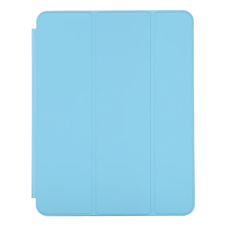 For iPad Pro 12.9 inch (2020/2021) 3-fold Horizontal Flip Smart Leather Tablet Case with Sleep / Wake-up Function & Holder(Blue) - iPad Pro 12.9 (2022/2021) Cases by buy2fix | Online Shopping UK | buy2fix