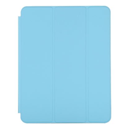 For iPad Pro 12.9 inch (2020/2021) 3-fold Horizontal Flip Smart Leather Tablet Case with Sleep / Wake-up Function & Holder(Blue) - iPad Pro 12.9 (2022/2021) Cases by buy2fix | Online Shopping UK | buy2fix