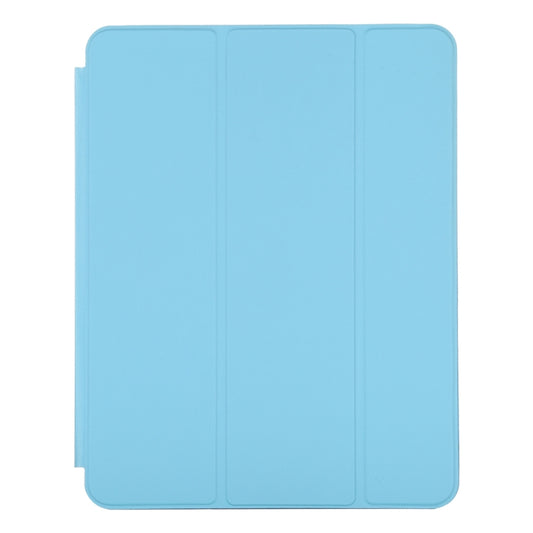For iPad Pro 12.9 inch (2020/2021) 3-fold Horizontal Flip Smart Leather Tablet Case with Sleep / Wake-up Function & Holder(Blue) - iPad Pro 12.9 (2022/2021) Cases by buy2fix | Online Shopping UK | buy2fix