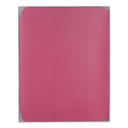 For iPad Pro 12.9 inch (2020/2021) 3-fold Horizontal Flip Smart Leather Tablet Case with Sleep / Wake-up Function & Holder(Rose Red) - iPad Pro 12.9 (2022/2021) Cases by buy2fix | Online Shopping UK | buy2fix