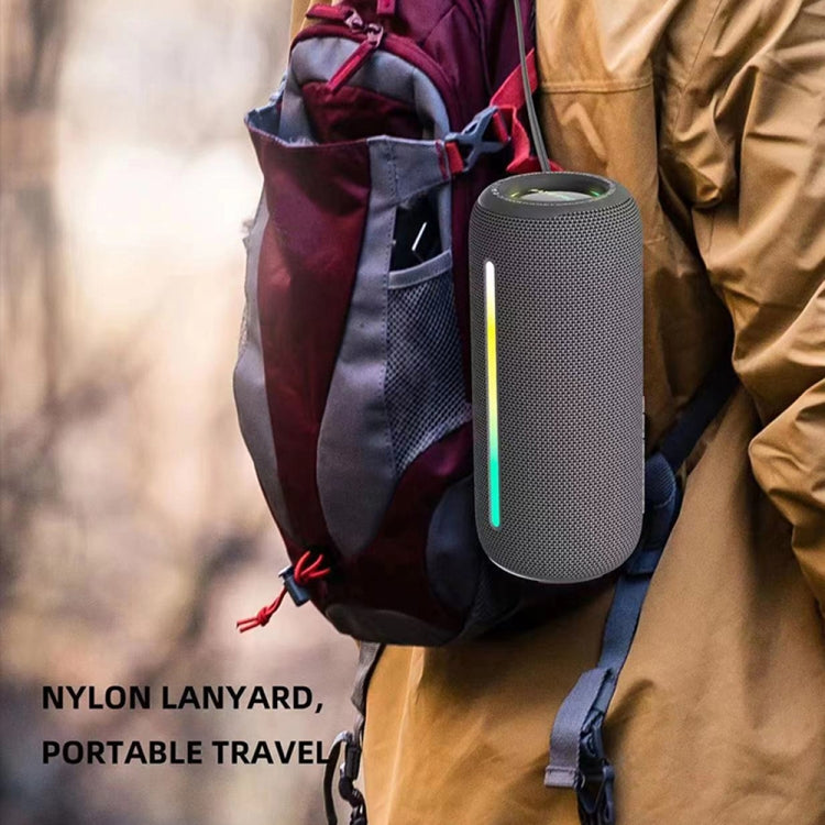 HOPESTAR P39 Outdoor Waterproof RGB Light Wireless Bluetooth Speaker(Red) - Waterproof Speaker by HOPESTAR | Online Shopping UK | buy2fix