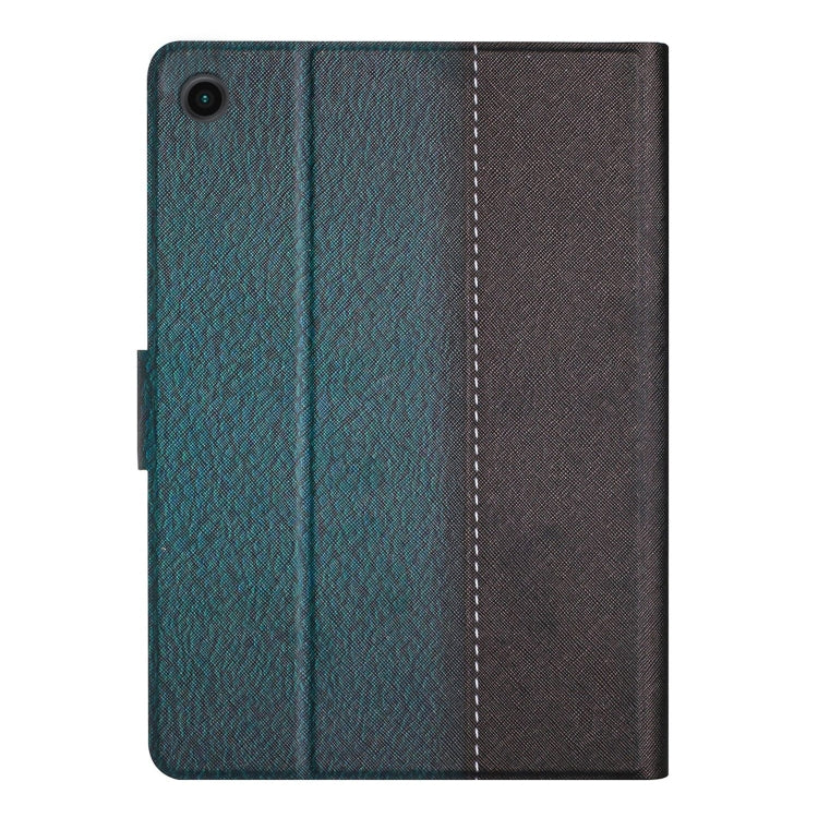 For Samsung Galaxy Tab A8 Stitching Solid Color Smart Leather Tablet Case(Green) by buy2fix