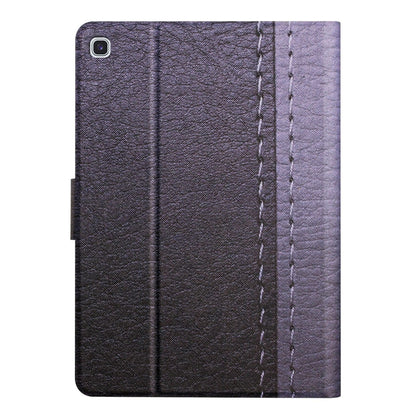 For Samsung Galaxy Tab A7 Lite T220 Stitching Solid Color Smart Leather Tablet Case(Grey) by buy2fix