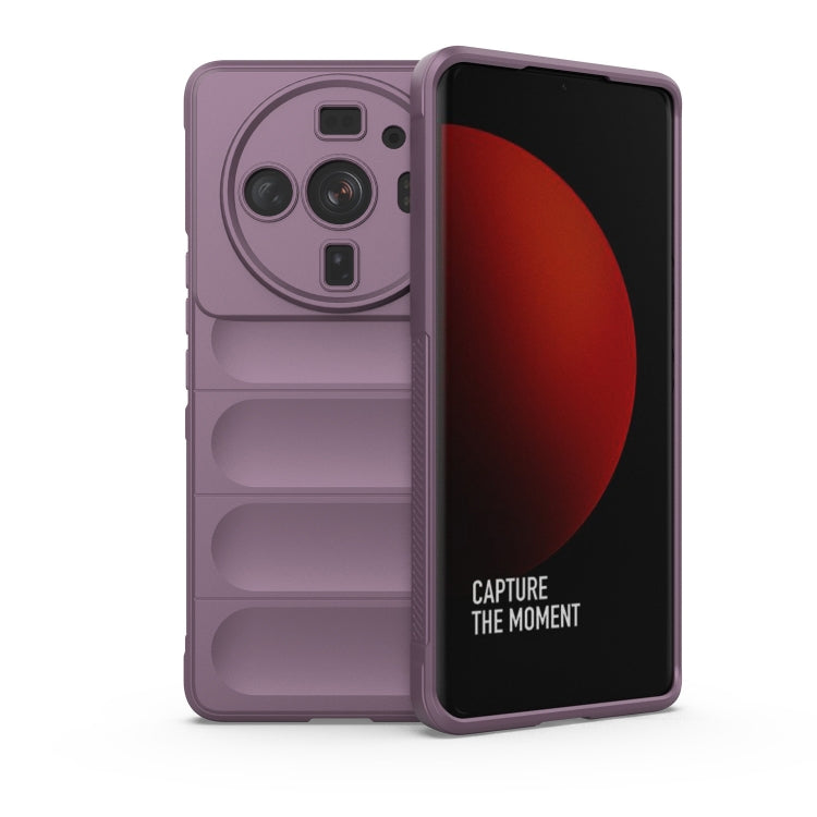 For Xiaomi 12S Ultra Magic Shield TPU + Flannel Phone Case(Purple) - Xiaomi Cases by buy2fix | Online Shopping UK | buy2fix