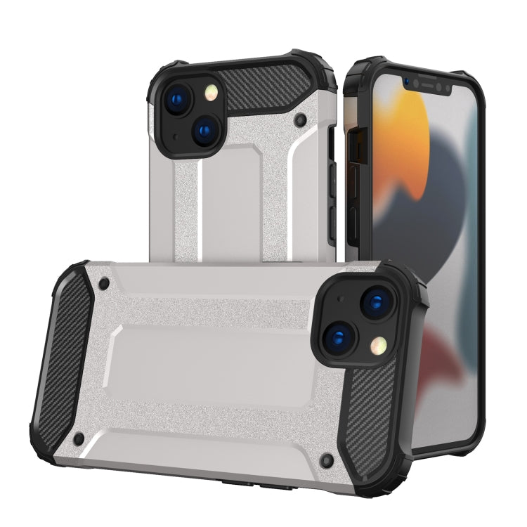 For iPhone 14 Magic Armor TPU Phone Case (Silver) by buy2fix